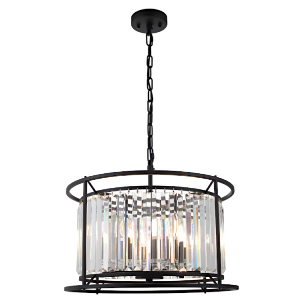Pendant Light Amelia 6LT E27 BLK