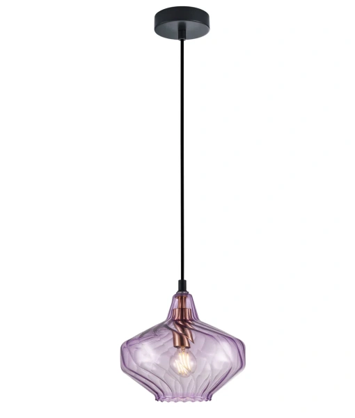 Pendant lamp CAMPANA 3 E14 D20 PUR