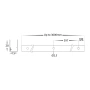 Aluminium Channel to suit HV9796 Flexible Neon LED Strip 1m
