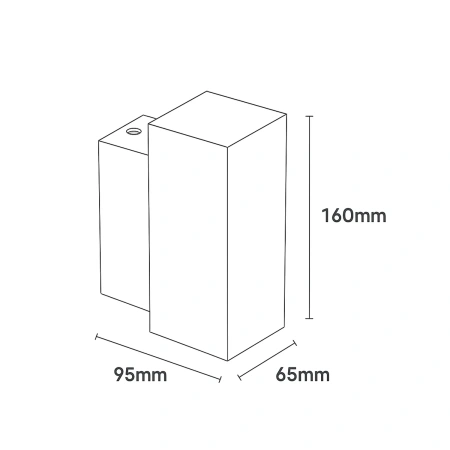 Wall lamp Nest Travertine GU10 NT