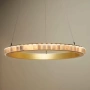 Pendant lamp Capella Alabaster Spanish Marble D60 LED 30W BRS with remote