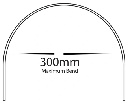 Bendable Aluminium Profile HV9693-1806 3m