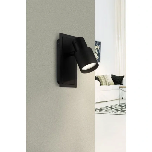 Wall light DAVIDA 2 1X5W GU10 4000K BLK