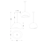 Pendant lamp Cloud Large E27