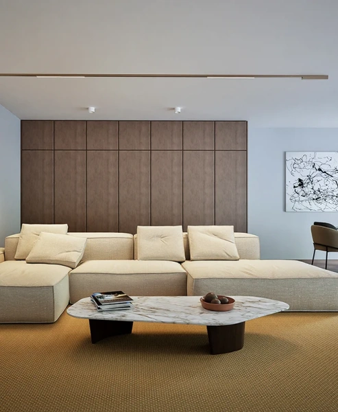 Track opal light LINEO Brass 48V 24W CCT