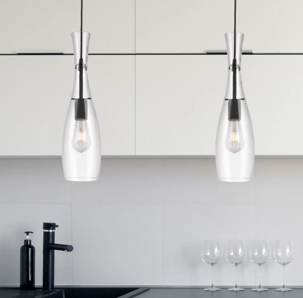 Pendant CONIE BLK Clear