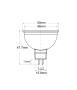 Globe CLA MR16 LED 12V 4W 3000k