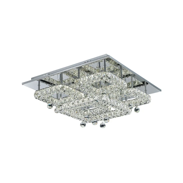 Ceiling light Sorac Crystal LED 45W CCT Dim L55 CHR remote