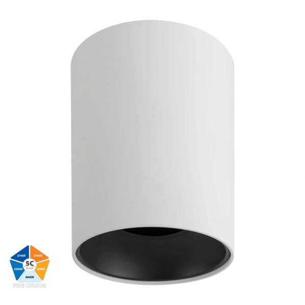 Surface downlight BLK Inner Ring to Suit HV5844 24w