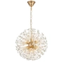 Round Pendant LERIDA 8 Lights GLD