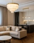 Pendant lamp Movera S16 Alabaster Spanish Marble D80 BRS