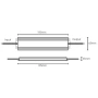 Driver LED VDX60W 60w 12v IP67
