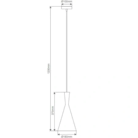 Pendant lamp RUBY-185 31392 BR
