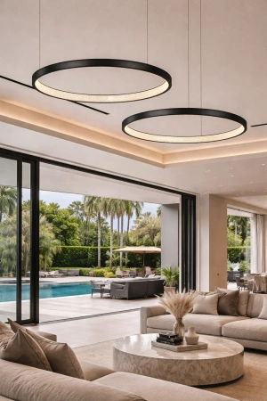 Pendant lamp Helisema P80 3CCT BL