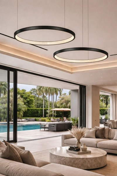 Pendant lamp Helisema P80 3CCT BL