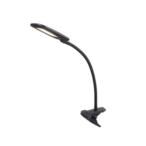 Clamp lamp Bryce 4.8W LED BLK