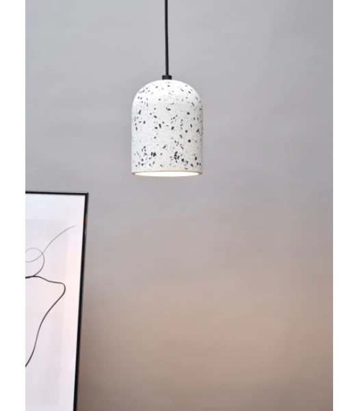 Single pendant TERROS.160 TERRAZZO E27
