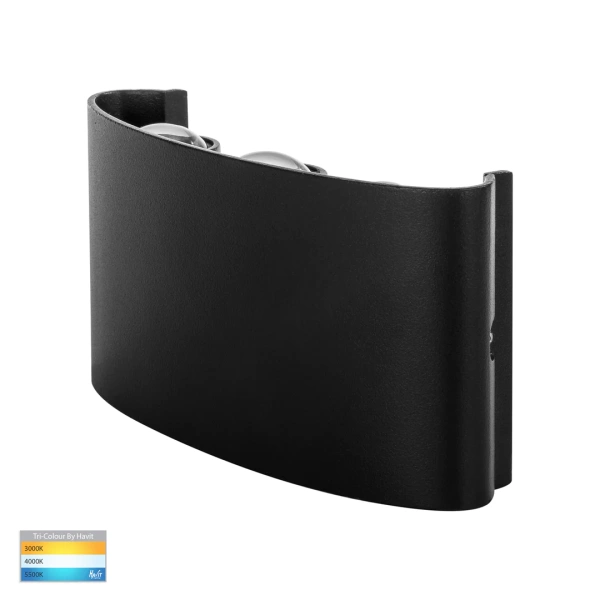 Wall light Maro Up & Down TRICol LED 6W IP54 12V BLK