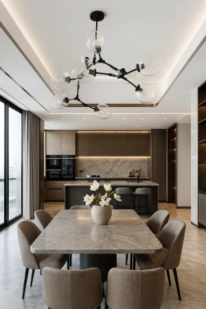 Pendant lamp Burgeon S7 BL