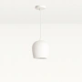 Pendant lamp Clay Drop E27 WH