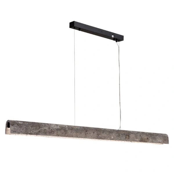 Pendant lamp Arc Travertine L150 3CCT GRY