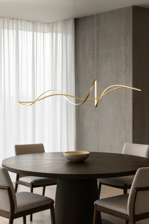 Pendant lamp Famous linear 2 P3 LED 30W 3CCT L1600 GL