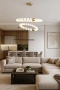 Pendant lamp Cloud 2 P52 LED 45W 3CCT BRS