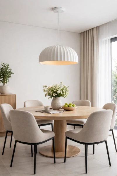 Pendant lamp Winona Light series D45 WH