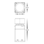 Trailing edge dial dimmer HV9625