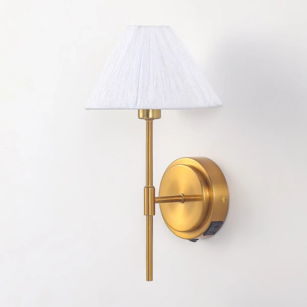Wall lamp Sigrid Reading with charging ports BR