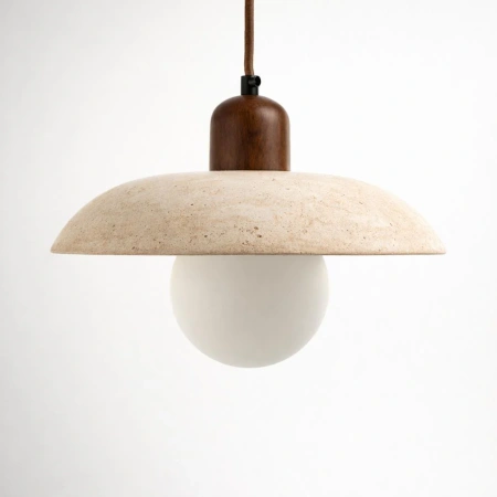 Pendant lamp Flint Travertine G9 NT
