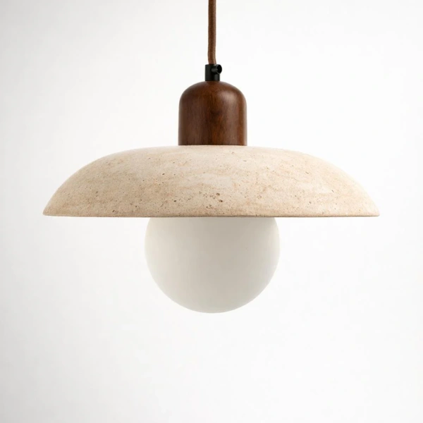 Pendant lamp Flint Travertine G9 NT