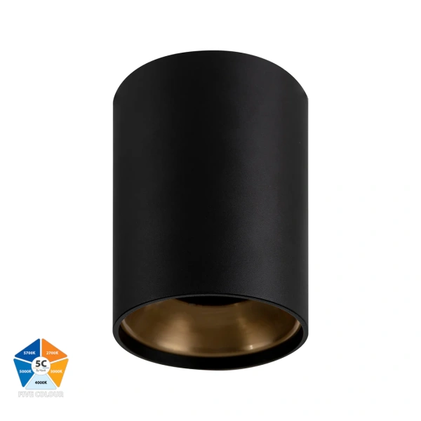 Surface downlight Gold Inner Ring to Suit HV5843 18w