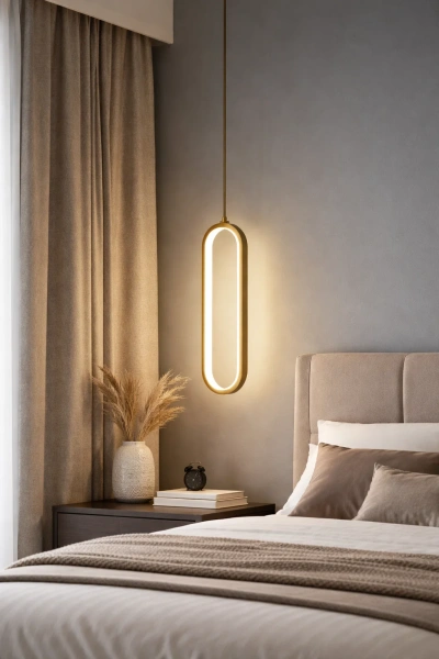 Pendant lamp Aura P1 BRS
