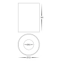 Surface downlight Nella WHT 5CCT LED 24W IP54