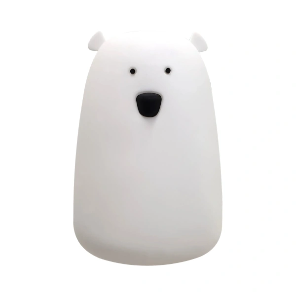 Kids lamp Polar Bear Barney soft Silicone Night RGB Rechargeable