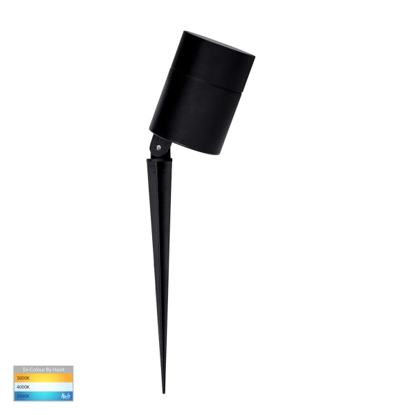 Garden light Oasis Black 12w TRI Colour LED HV1429T-12W IP65