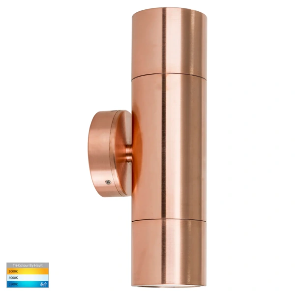 Wall light Tivah Solid Copper 3CCT Up-Down HV1017GU10T IP65