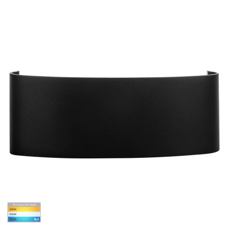 Wall light Maro Up & Down TRICol LED 8W IP54 BLK