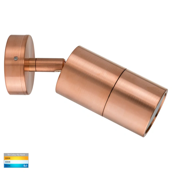 Wall light Tivah Solid Copper 3CCT Single Adjustable HV1217GU10T IP65