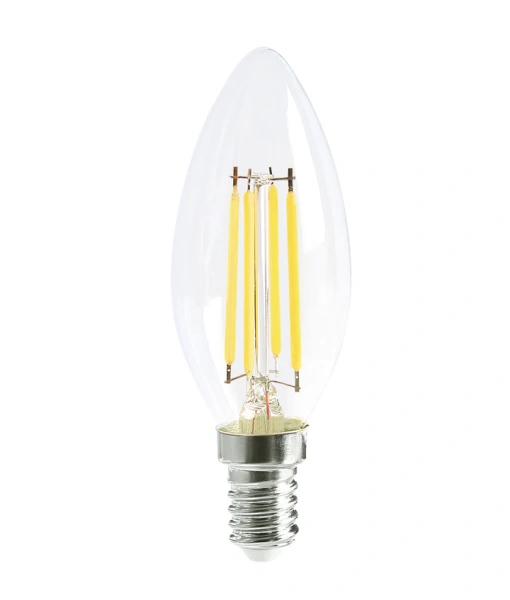 Globe Candle CLA Filament LED E14 4W 6000k DIM