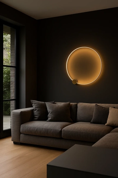 Ceiling wall lamp Aura C60 BK