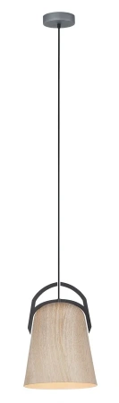Pendant lamp LEGNA1 E27 grey