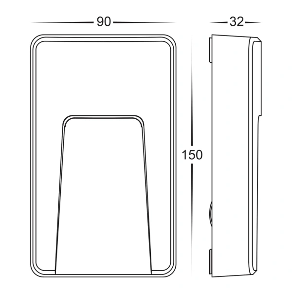 Step light Seefore Polycarbonate White LED HV3223T-WHT IP65