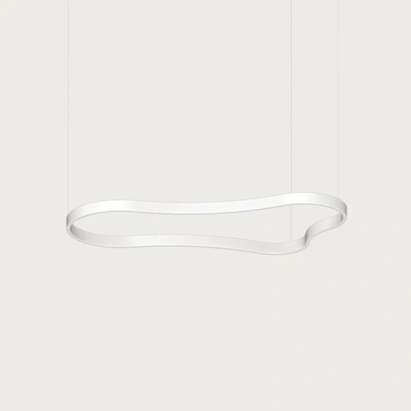 Pendant lamp Waves 2 SP LED 45W 3K WH