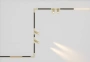 Surface mounted track set 11 Muse 48V 56W CCT BRS