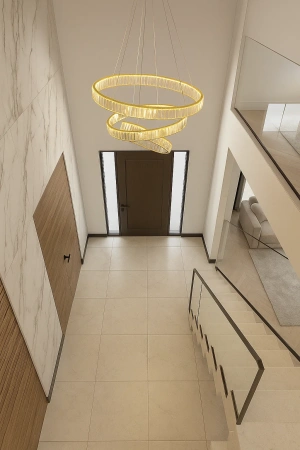 Pendant lamp Crystal Ring 3 GL CCT LED remote
