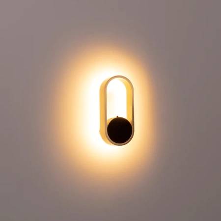 Wall light Ovale HV8080T-BLKBR LED 7W TRI Colour Dimmable