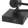 Wall lamp Elspet Swing Arm with charging ports BL