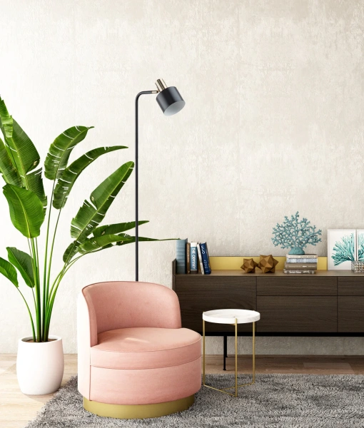 Floor lamp FLOTAR-F1 E27 BLK